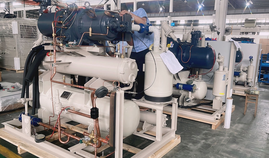 Kaideli Refrigeration Water cooled Condensing Unit ชิลเลอร์สีขาว