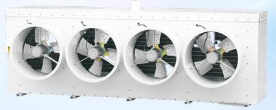 Coolroom Evaporator for Optimal Space Utilization and Low Noise Operation R134a R404A R507 R407C R22 1.2KW to 114KW