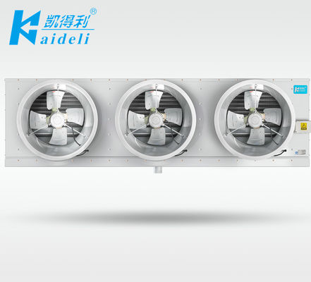 เครื่องทำความเย็นห้องเย็น Air Cooler Evaporator For Cold Storage Water Defrost 6mm