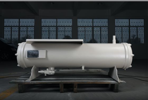ODM Single Water Cooled Condenser เปลือกแนวนอนและท่อคอนเดนเซอร์