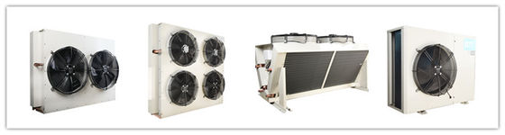 H Type Condenser Air Cooled Condensing Unit เครื่องแลกเปลี่ยนความร้อนสำหรับห้องเย็น